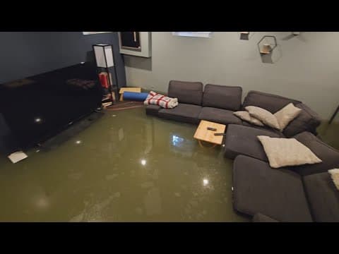 Sewer main break causes flooding in 12 D.C. homes, WSSC Water says