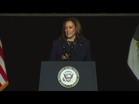 VP Kamala Harris responds to Donald Trump's NABJ comments as campaign for White House continues