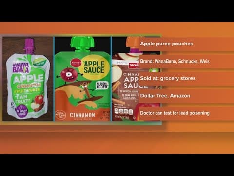 Recall on apple sauce pouches