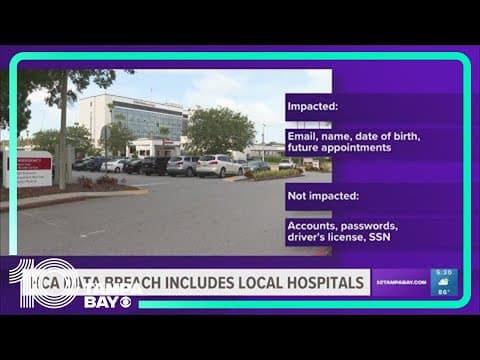 Florida patients among 11 million impacted by HCA Healthcare data breach