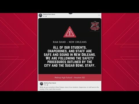 Houston students safe after deadly Bourbon Street attack during Sugar Bowl trip