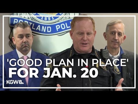 Portland police plan for high visibility ahead of Trump’s inauguration