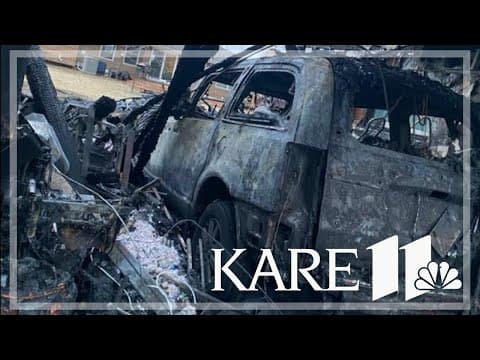 Fire destroys New Hope garage, wheelchair-accessible van