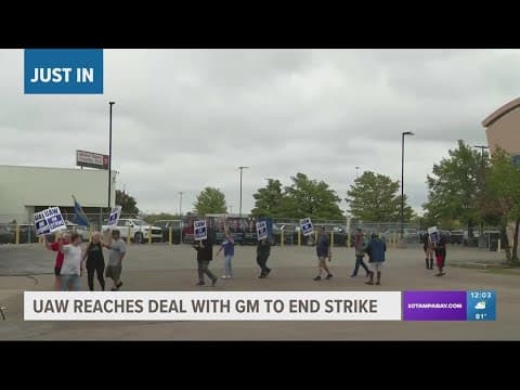 General Motors reaches tentative agreement with UAW, potentially ending 6-week strike