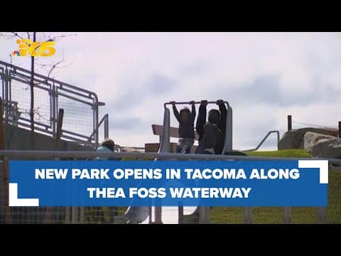 New park opens in Tacoma along Thea Foss Waterway