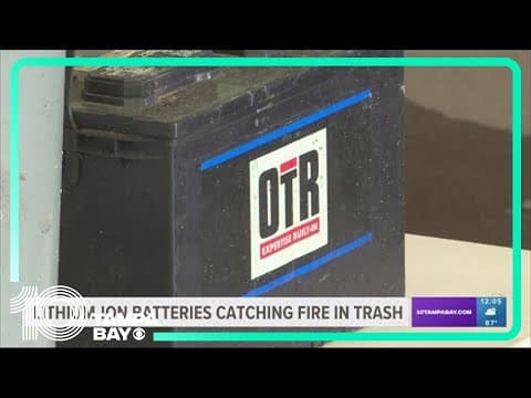 City warns against improper disposal of batteries