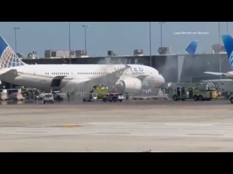 No injuries after vehicle caught fire at Dulles Airport