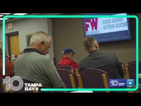 Florida non-profit holds training to prevent veteran suicide in the state