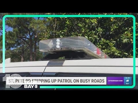 St. Pete police, FDOT launch 6-month crackdown to curb spike in aggressive driving