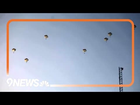 U.S. airdrops aid, food into active war zone in Gaza