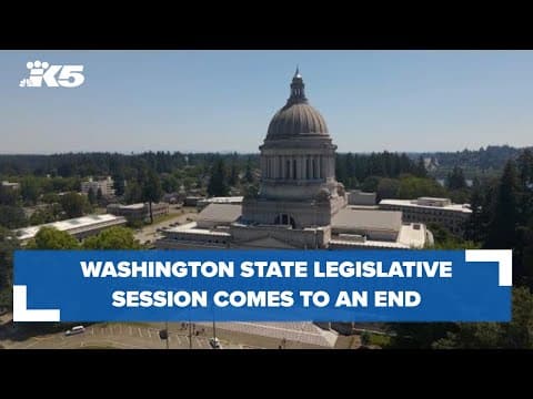 In Session: Washington state legislative session ends Sunday