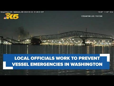 Washington transportation officials work to prevent vessel emergencies, bridge collapses
