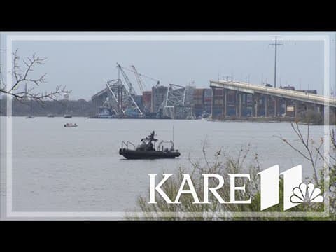 Baltimore bridge collapse cleanup