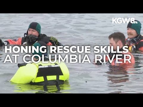 Rescue crews train for summer rescue season at Columbia River