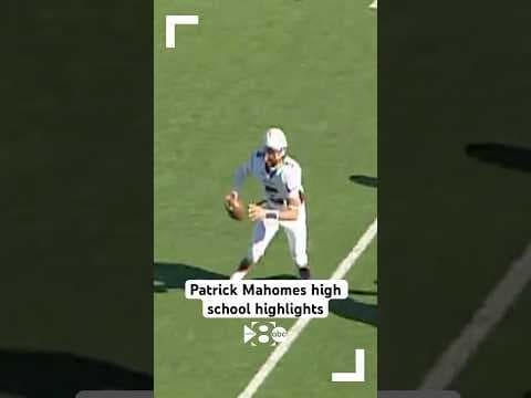 Patrick Mahomes put up HUGE numbers in high school, including 600 yards in his last game