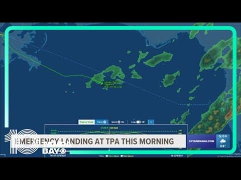 Flight from New Orleans makes emergency landing at TPA