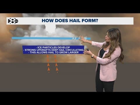 DFW Weather: Hail fell across North Texas last night. Here's why it forms