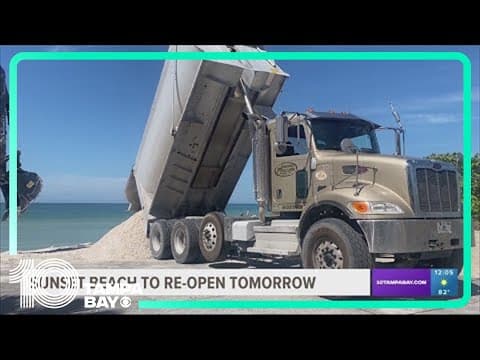 Sunset Beach expected to reopen this weekend after being closed for more than a month