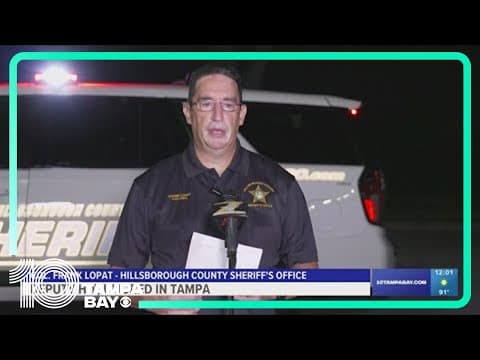 'He ran over me': Body cam video shows moment Hillsborough County deputy was rammed by driver