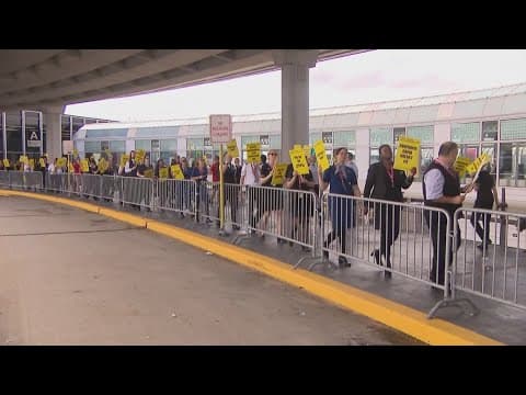 United Airlines workers authorize a strike