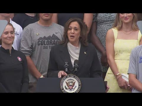 Kamala Harris praises Biden's 'unmatched' legacy, looks to lock up the Democratic nomination