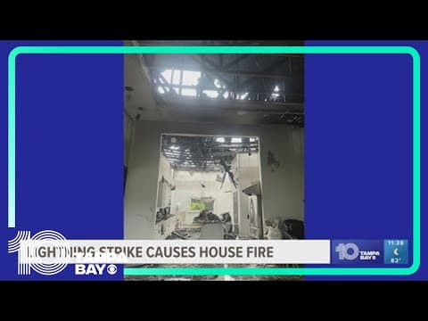 'Devastating' fire at Haines City home caused by lightning strike, firefighters say