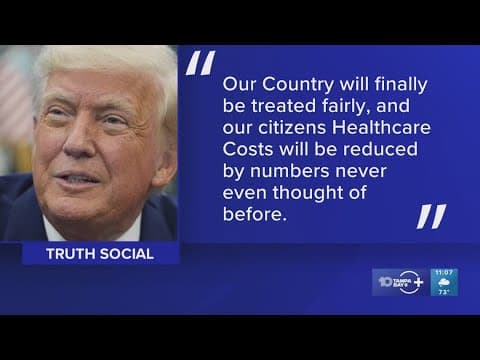 President Trump signs executive order aimed at cutting down drug prices