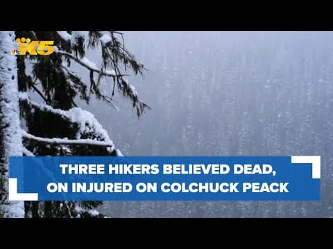 Three hikers believed dead, one injured on Colchuck Peak