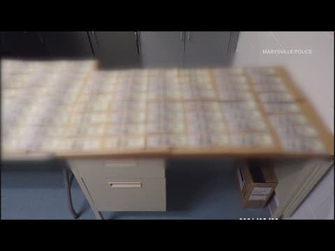 Thousands of dollars found at a KFC in Marysville