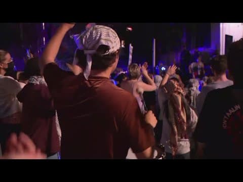 Clean began at GWU Thursday morning after clearing the encampment