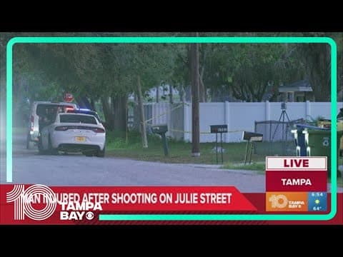 1 hurt after shooting in Tampa neighborhood, police look for suspects & cause