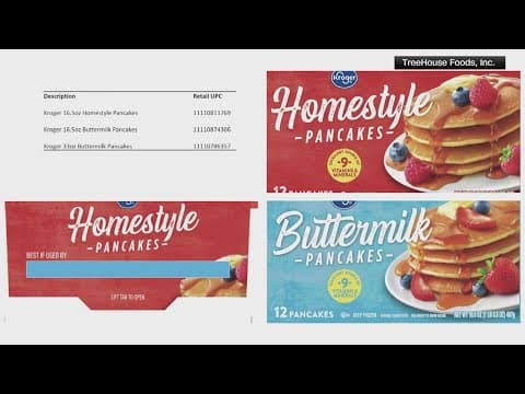 The recall on frozen waffles has expanded