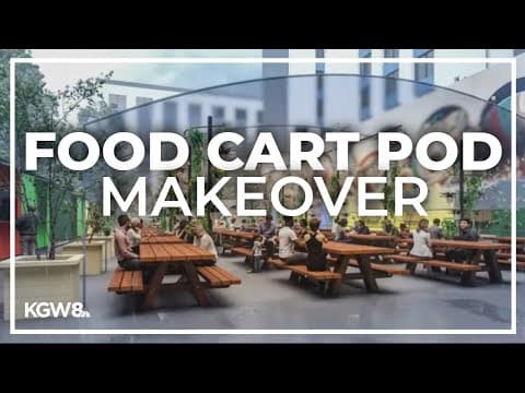 Downtown Portland food cart pod to reopen as a 300-seat beer garden