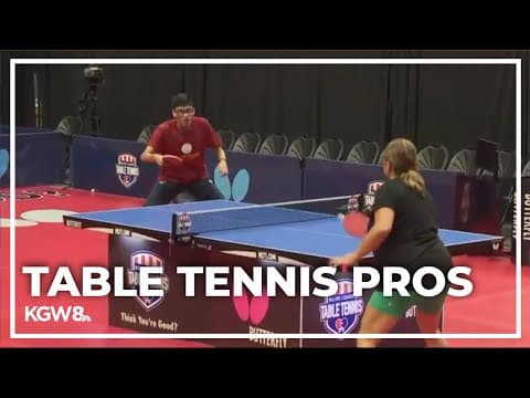 Major League Table Tennis competition in Portland this weekend
