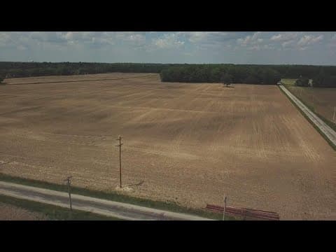 Drone video of location where Intel will build new chip facilities in Licking County