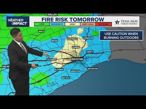 Some Houston-area counties announce burn bans as dry spell continues