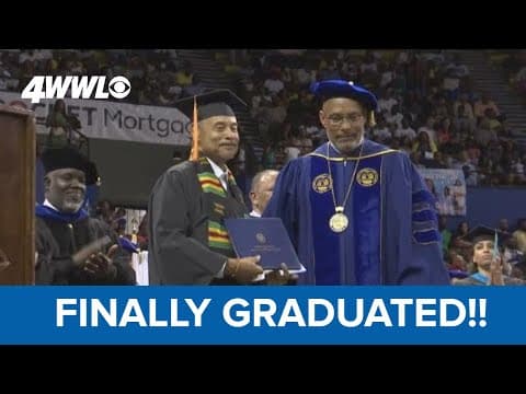 Southern University man banned from campus over civil rights protest finally graduates 50 years late