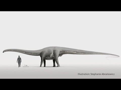 Giant green dinosaur fossil named 'Gnatalie' now on display in L.A.