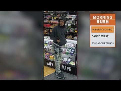 Police looking for suspect accused of spraying robbery victims with chemicals