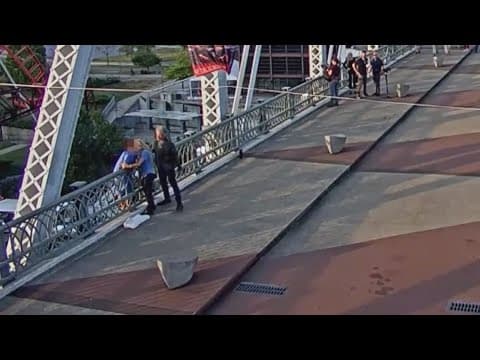 Video shows Jon Bon Jovi help talk woman off bridge in Nashville