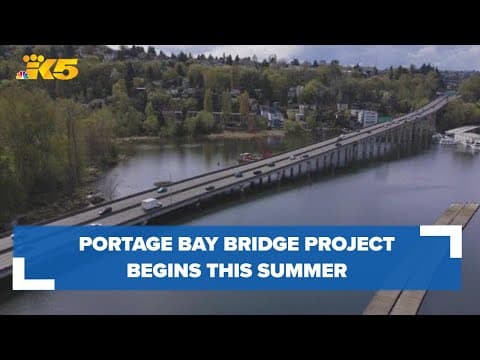 Portage Bay Bridge reconstruction begins in August