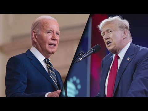 Presidential candidates Joe Biden and Donald Trump preparing for Thursday's debate