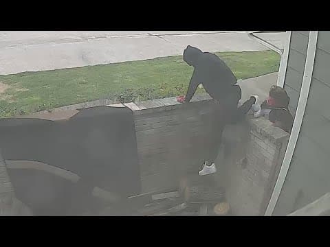 Burglars caught on video breaking into SW Houston townhome while woman slept inside