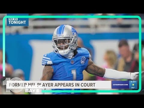 Former NFL player Cam Sutton makes court appearance following arrest