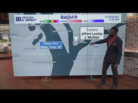 A look at weather and water conditions in D.C. before the American Airlines jet collision