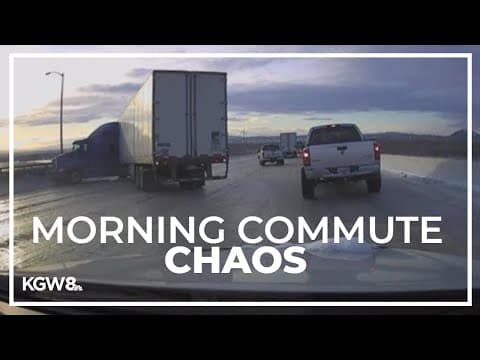 Snow causes major issues during morning commute