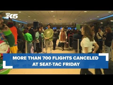 More than 700 flights canceled at Sea-Tac Airport due to winter storm