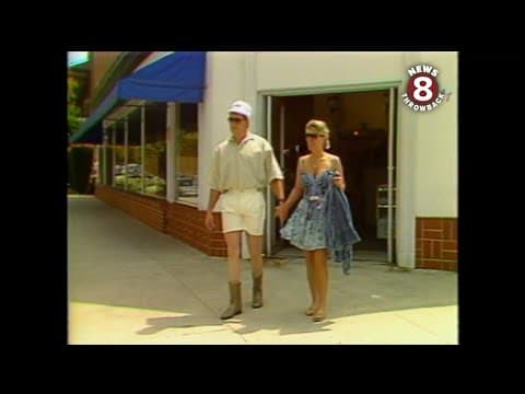 1988 summer fashion in La Jolla, CA
