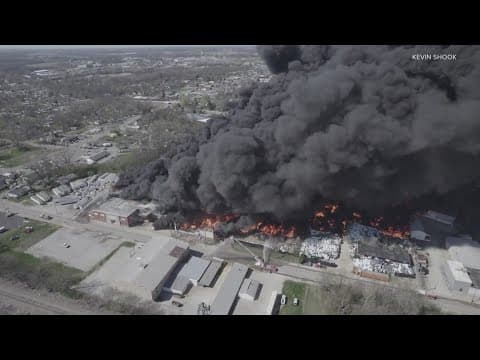 EPA to collect samples from site of massive Indiana plastic fire