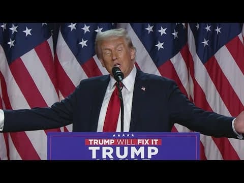 Americans elected Donald Trump to be the country's 47th president